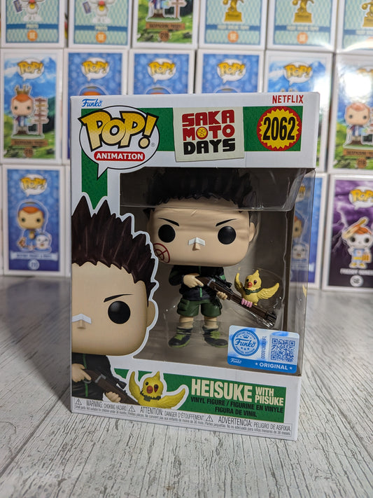 Funko pop Sakamoto Days #2062 - Heisuke with Piisuke