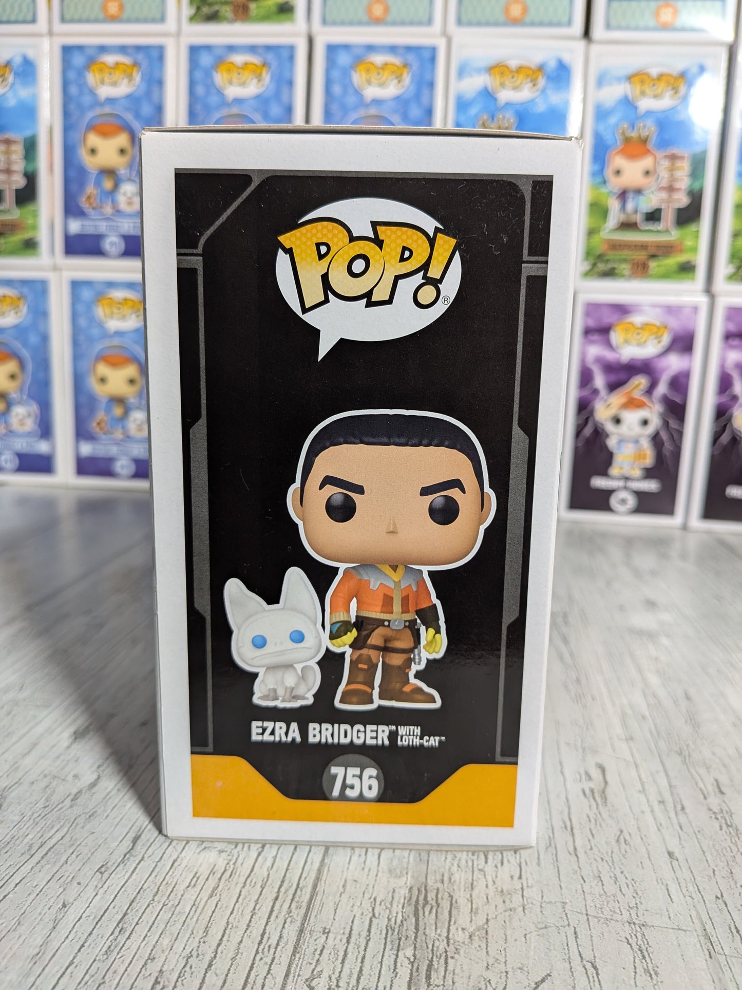 Funko Pop Star Wars Rebels #756 - Ezra Bridger mit Loth-Katze (AE)