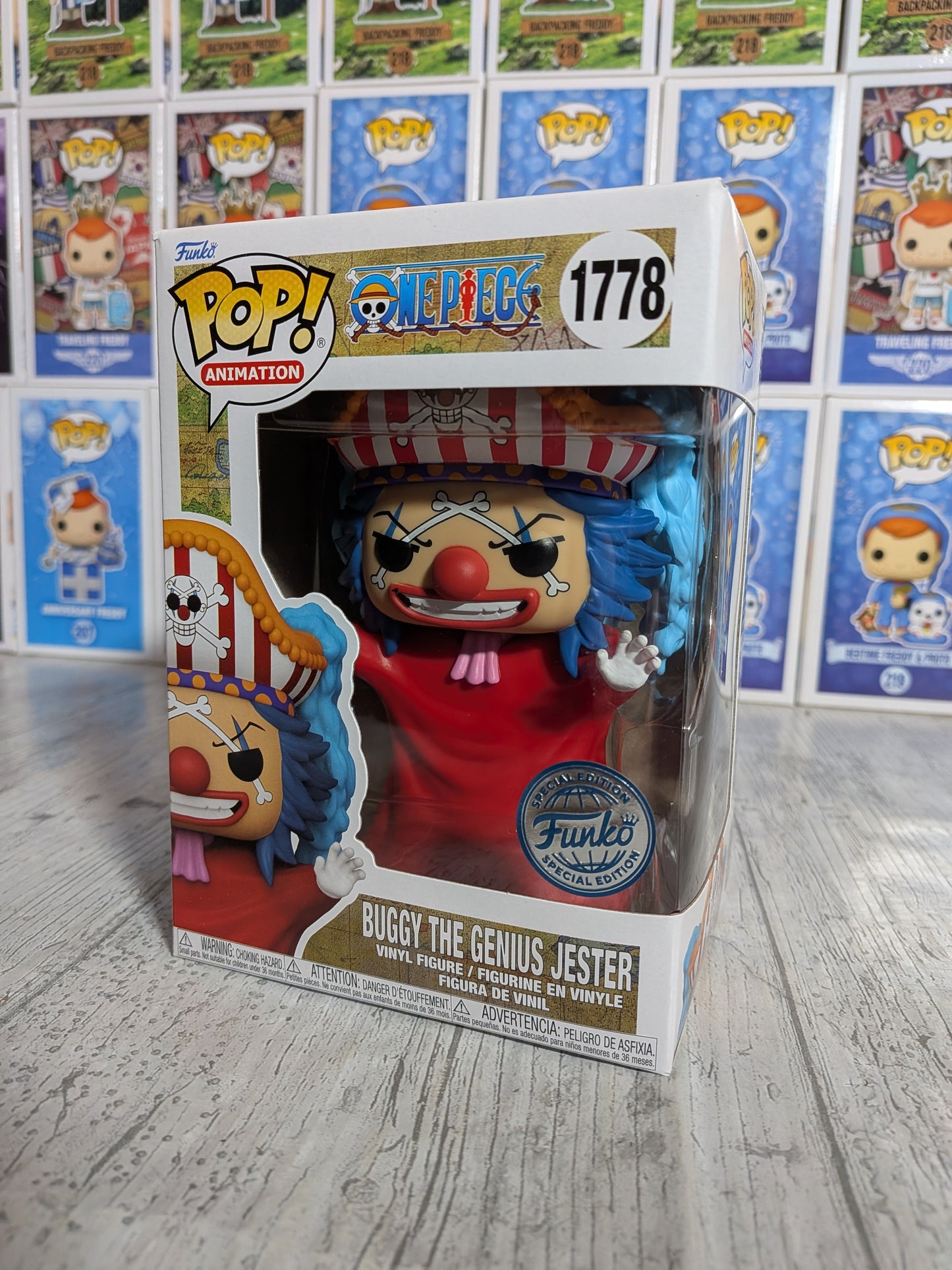 Funko Pop One Piece #1778 – Buggy, der geniale Hofnarr