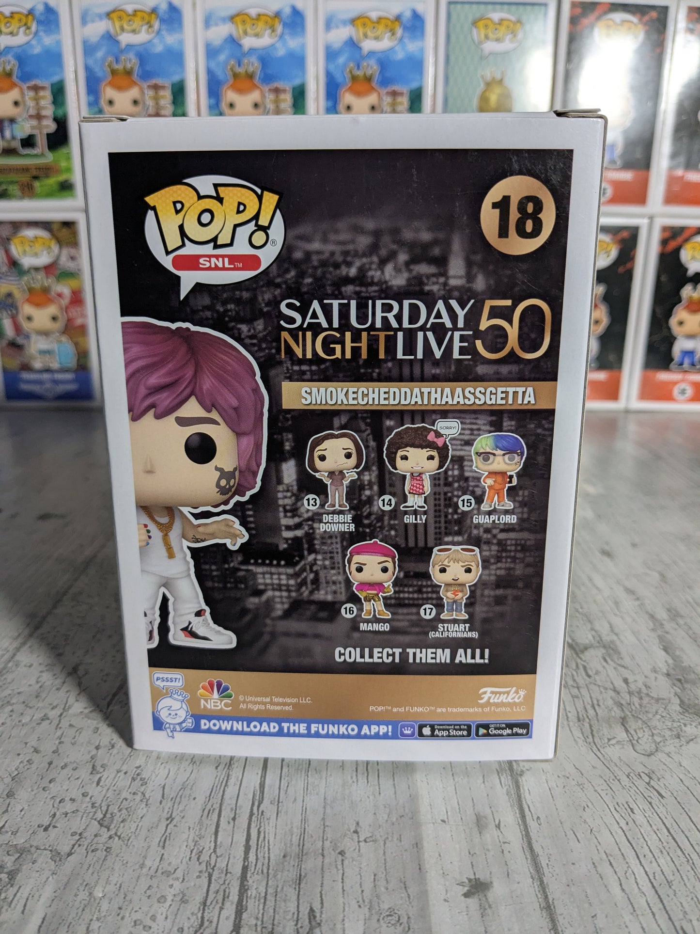 Funko pop 18 : Smokecheddathaassgetta
