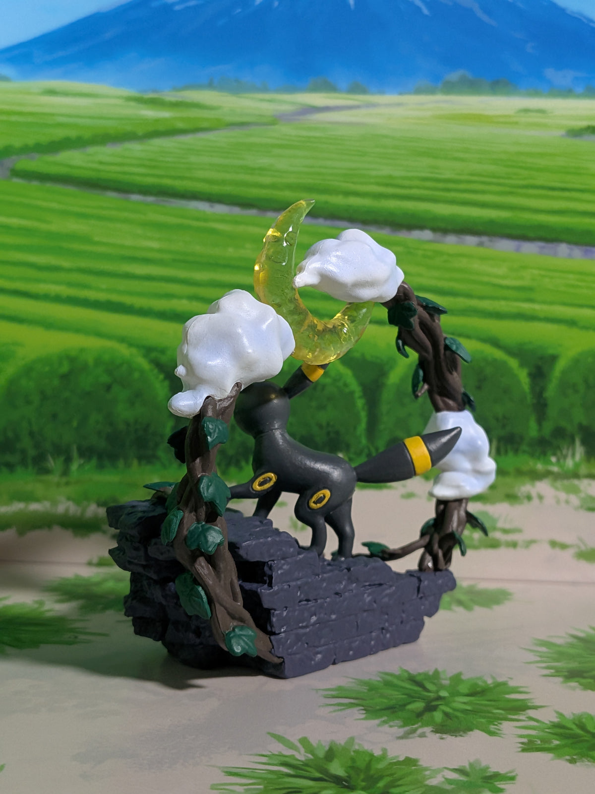 Re-Ment Pokémon - Noctali / Umbreon - Circular Diorama