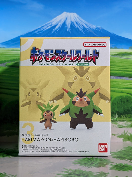 Pokémon Scale World Kalos - Chespin & Quilladin (Nuovo)