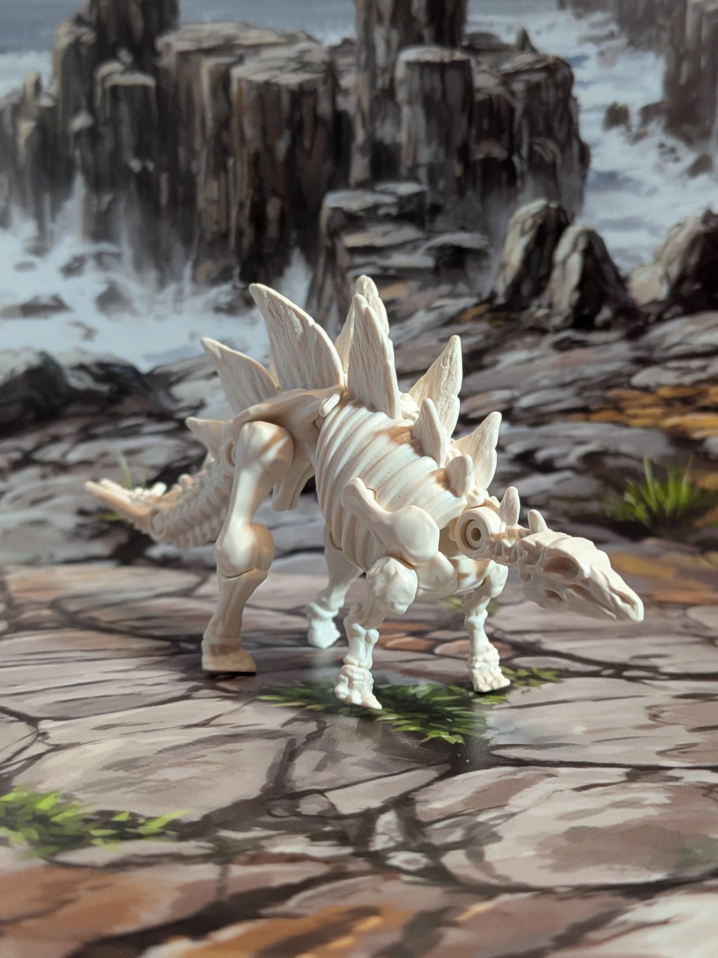 Blokees - Jurassic World Terraventure Ts01 - Stegosaurus Skeleton (~9cm)