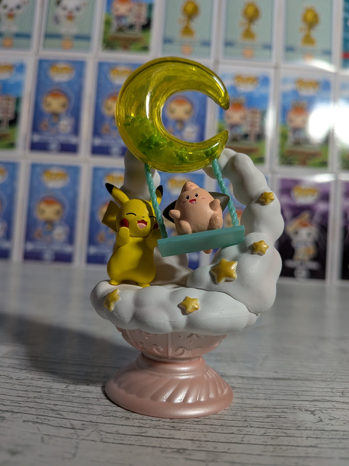 Re-Ment Pokémon - Pikachu & Mélo / Cleffa - Starrium Dreaming Moonlit Night