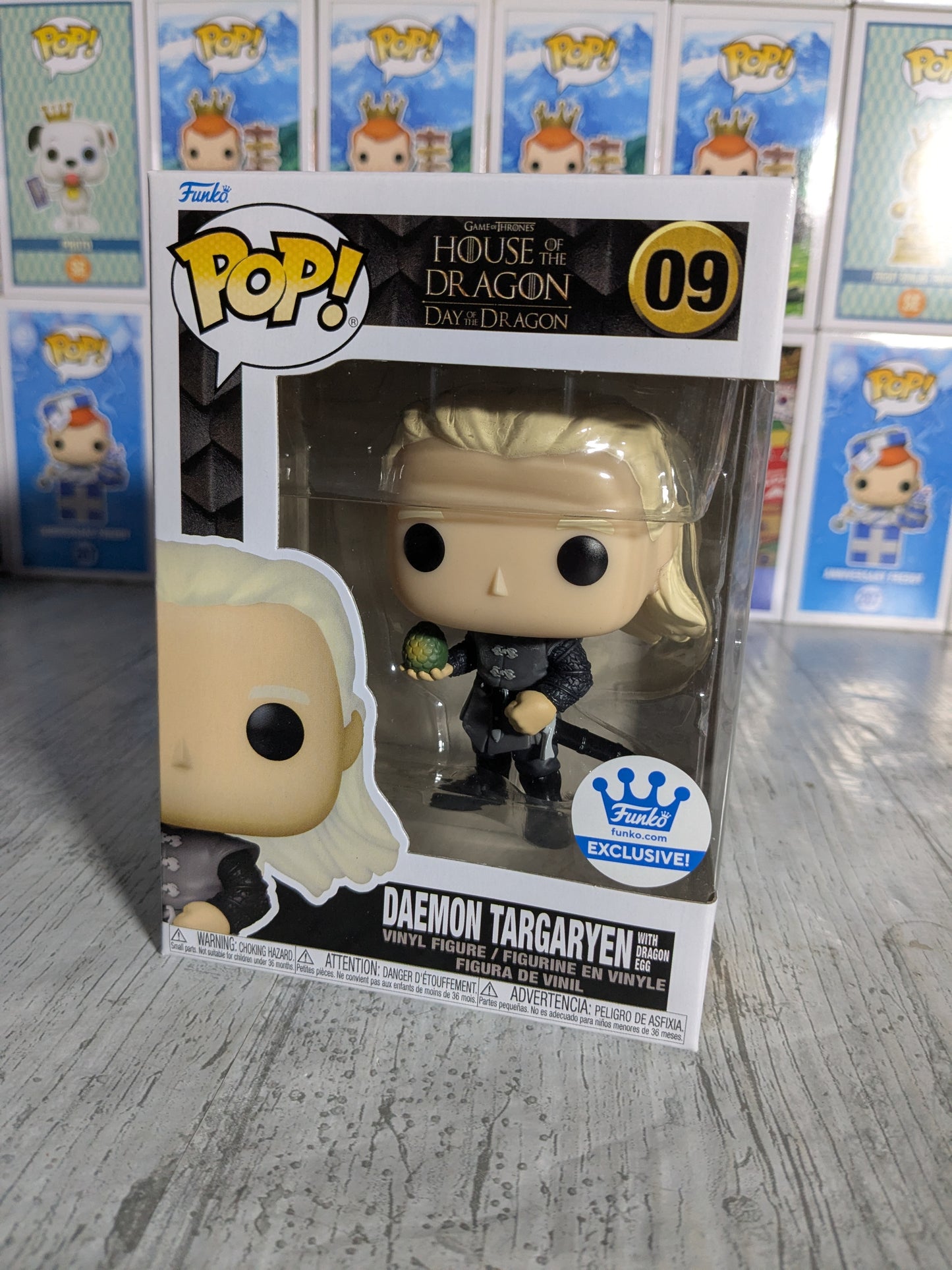 Funko pop House of the Dragon #09 - Daemon Targaryen with Dragon Egg