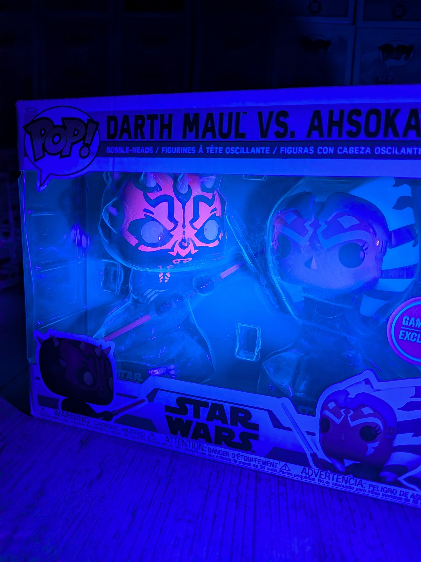 Funko Pop Star Wars – Darth Maul vs Ahsoka Tano (GE/Beschädigte Box)