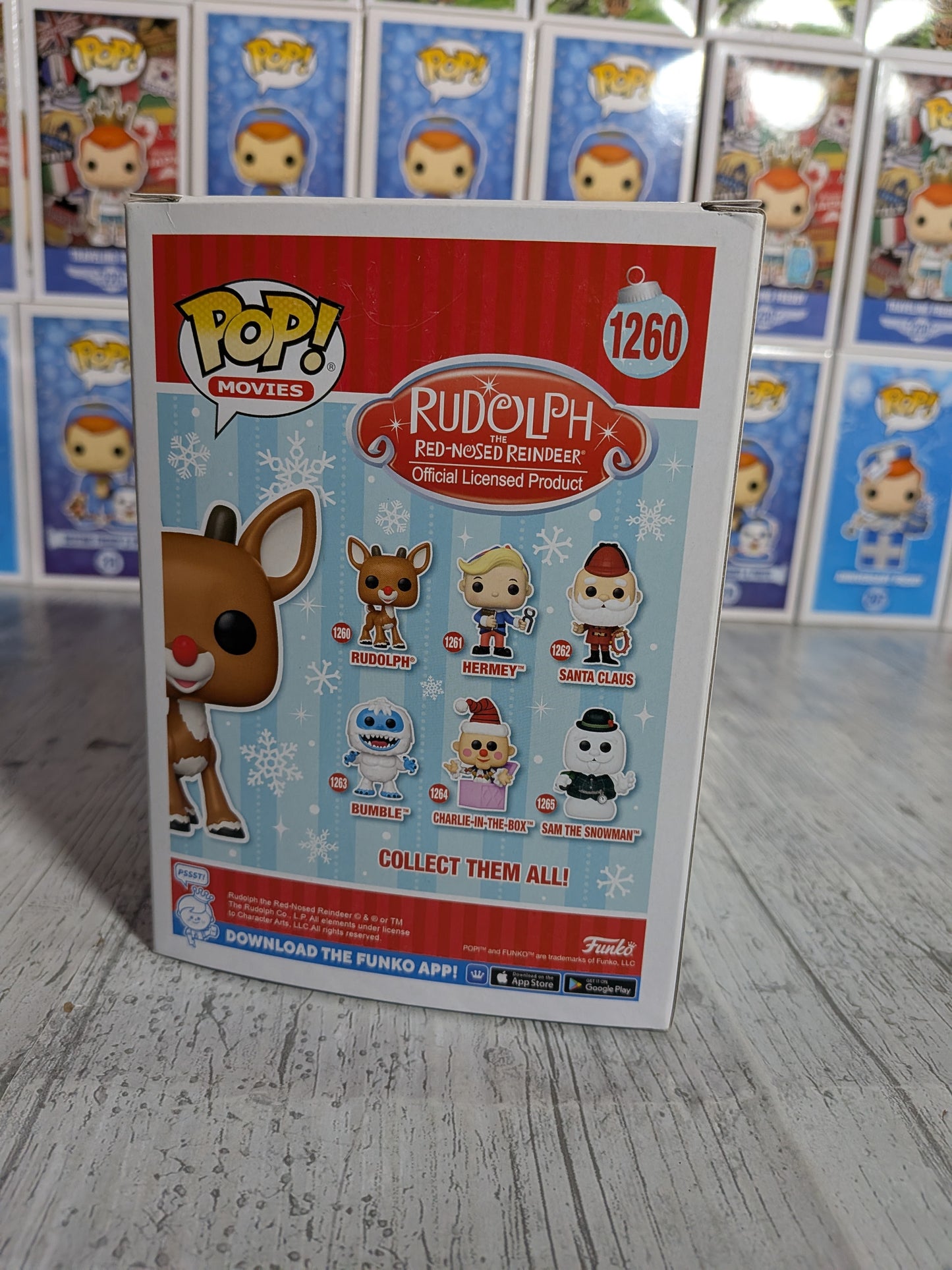 Funko Pop Rudolph the Red-Nosed Reindeer #1260 - Rudolph (AE/Beflockt)