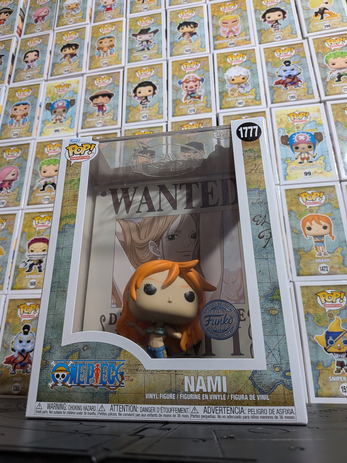 Funko Pop! One Piece #1777 - Nami Wanted Poster (Special Edition)
