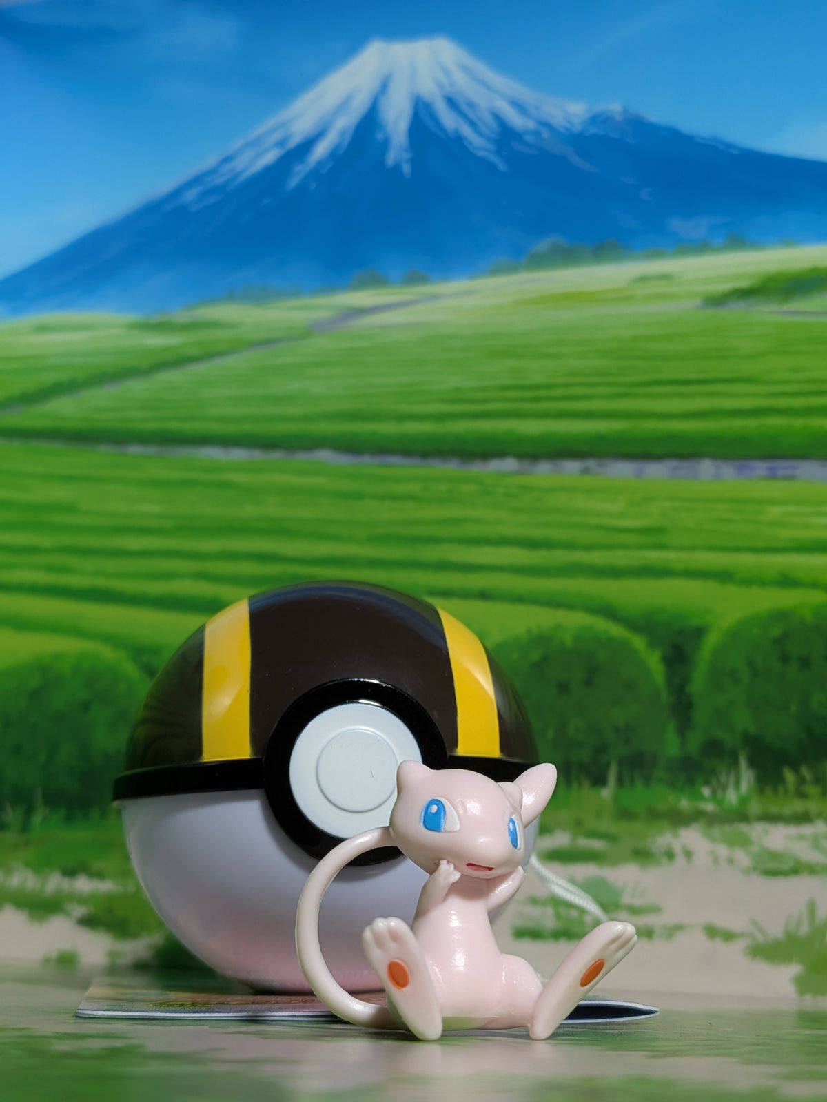 Shokugan: Pokémon Get & Gum - Blazing Sky Illusion - Mew & Ultra Ball (Environ 3 cm)