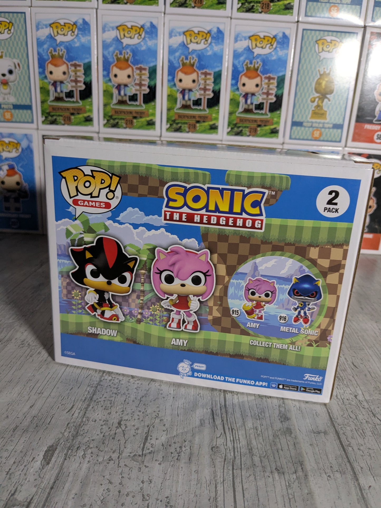 Funko pop : Shadow & Amy (Flocked)