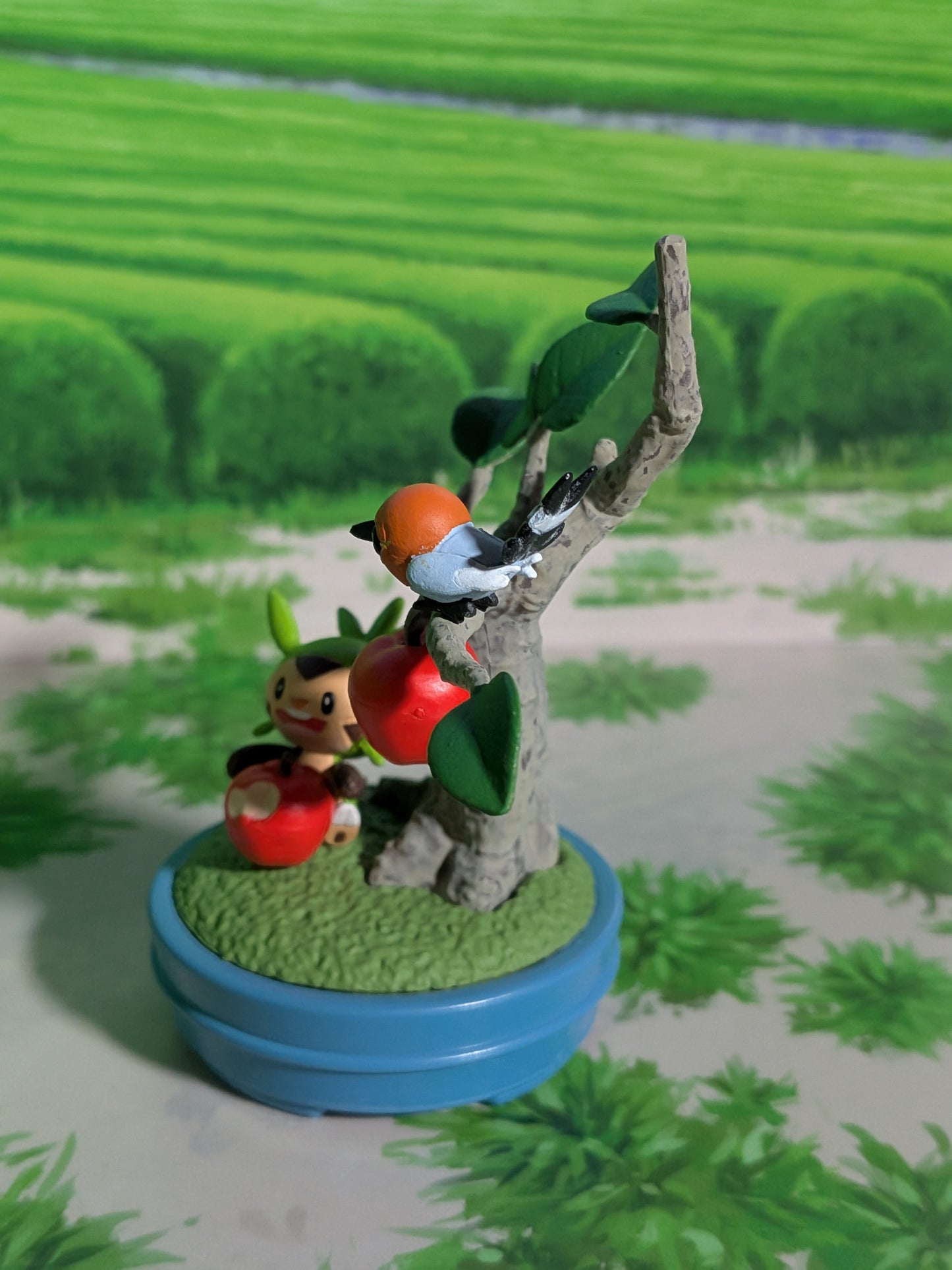 Re-Ment Pokémon - Marisson / Chespin & Passerouge / Fletchling - Pocket Bonsai 2