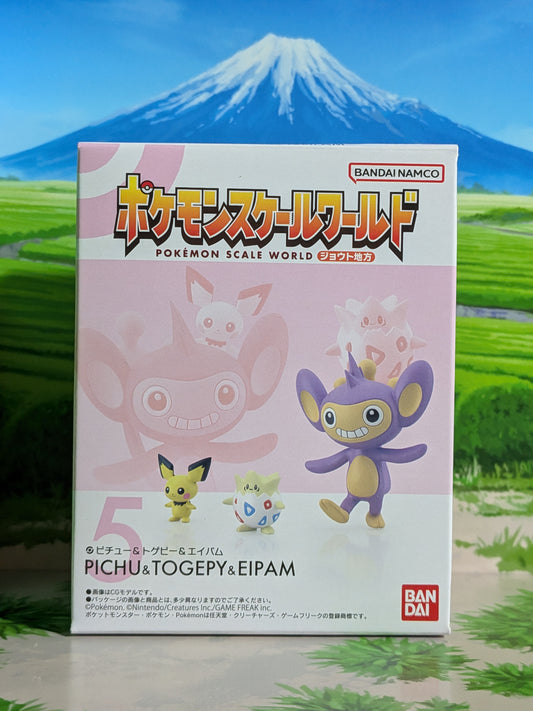 Pokémon Scale World Johto - Pichu, Togepi & Aipom | Pichu, Togepi & Aipom (Nuovo)