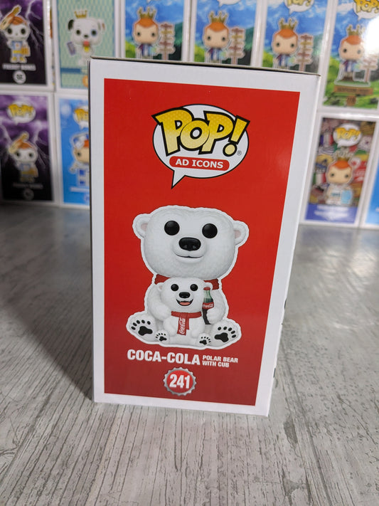 Funko pop 241 : Coca-cola Polar Bear with Cub 🐻‍❄️
