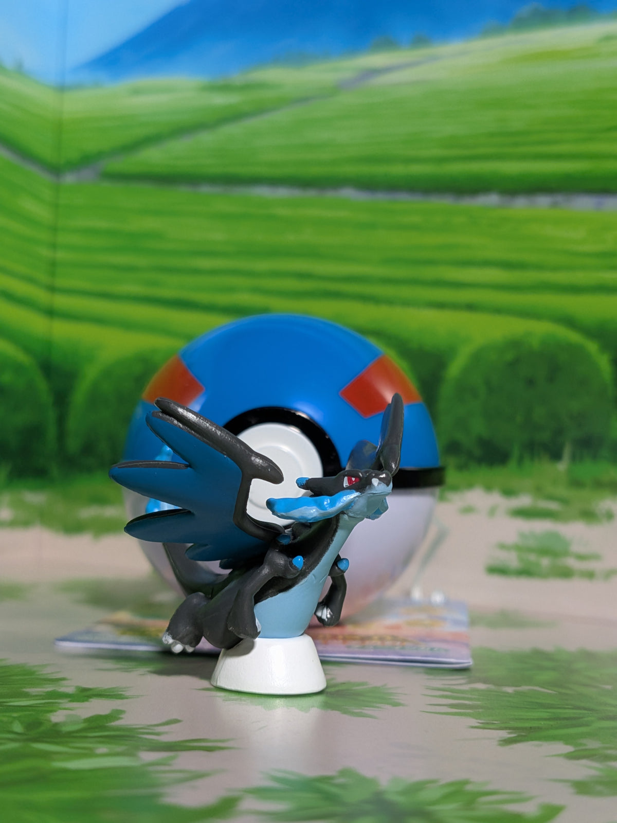 Shokugan: Pokémon Get & Gum - Blazing Sky Illusion - Méga-Dracaufeu X & Super Ball (Environ 3 cm)
