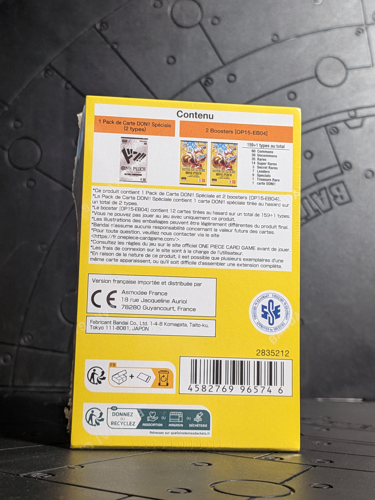 One Piece Card Game - Double Pack Set 10 : Aventure sur l'île de Dieu (OP15-EB04)