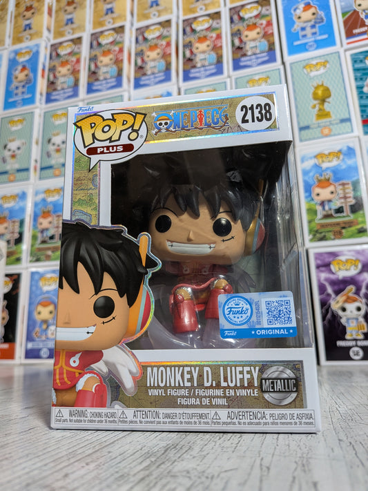 Funko pop One Piece #2138 - Monkey D Luffy (Metallizzato)