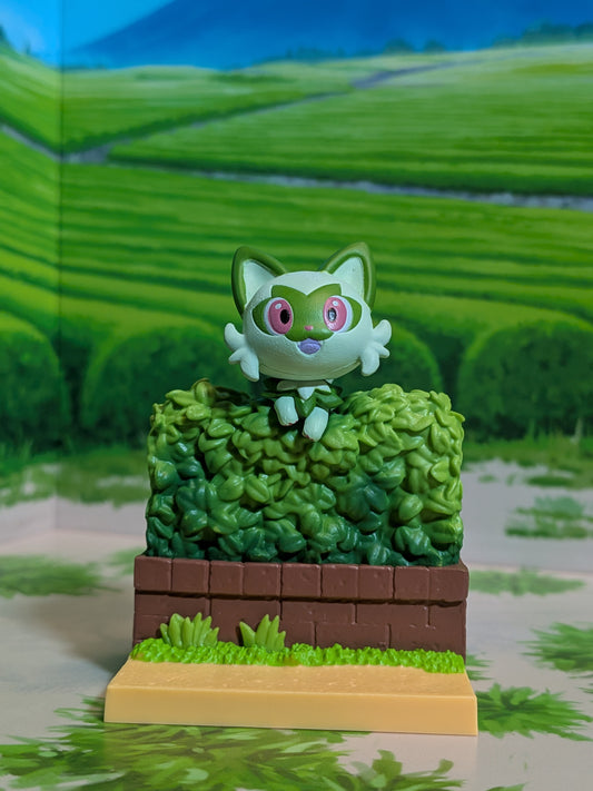 Re-Ment Pokémon - Poussacha | Sprigatito | Nyahoja - Welcome Home Collection