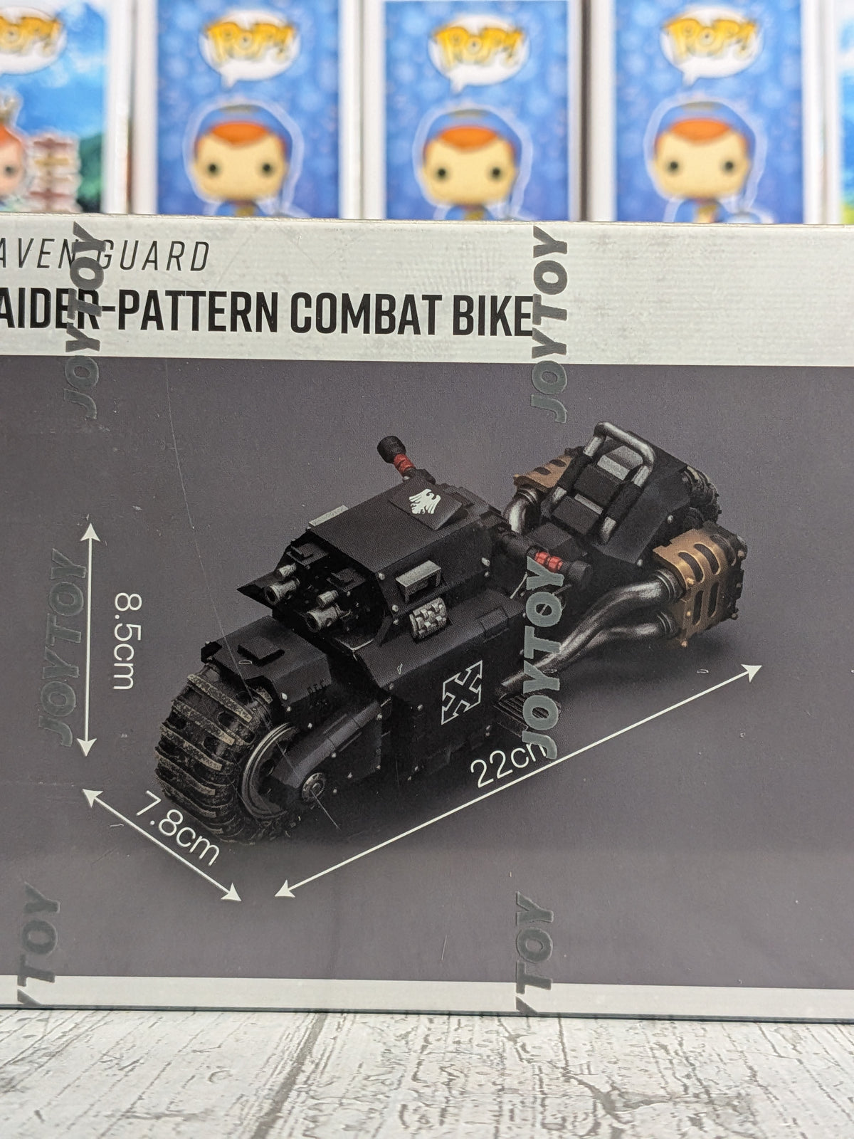 JoyToy Warhammer 40k - Raven Guard Raider-Pattern Combat Bike (22cm)