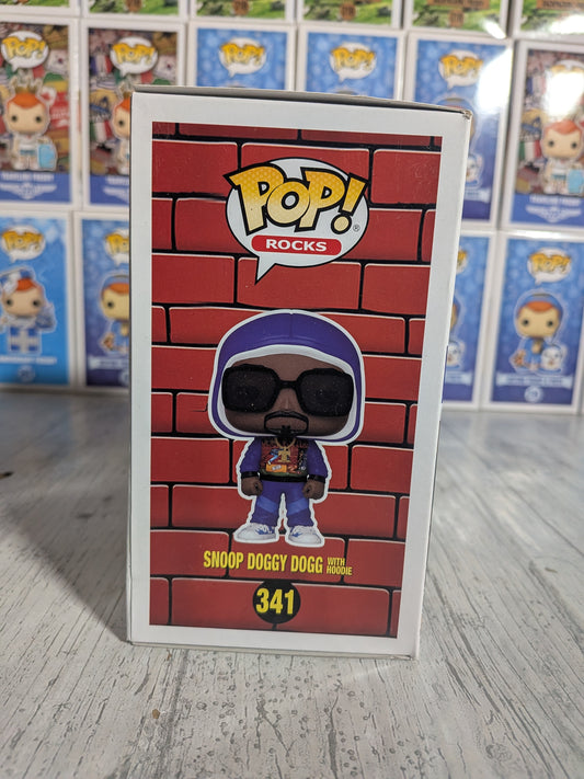 Funko pop Rocks #341 : Snoop Doggy Dogg with Hoodie (15000 PCS)