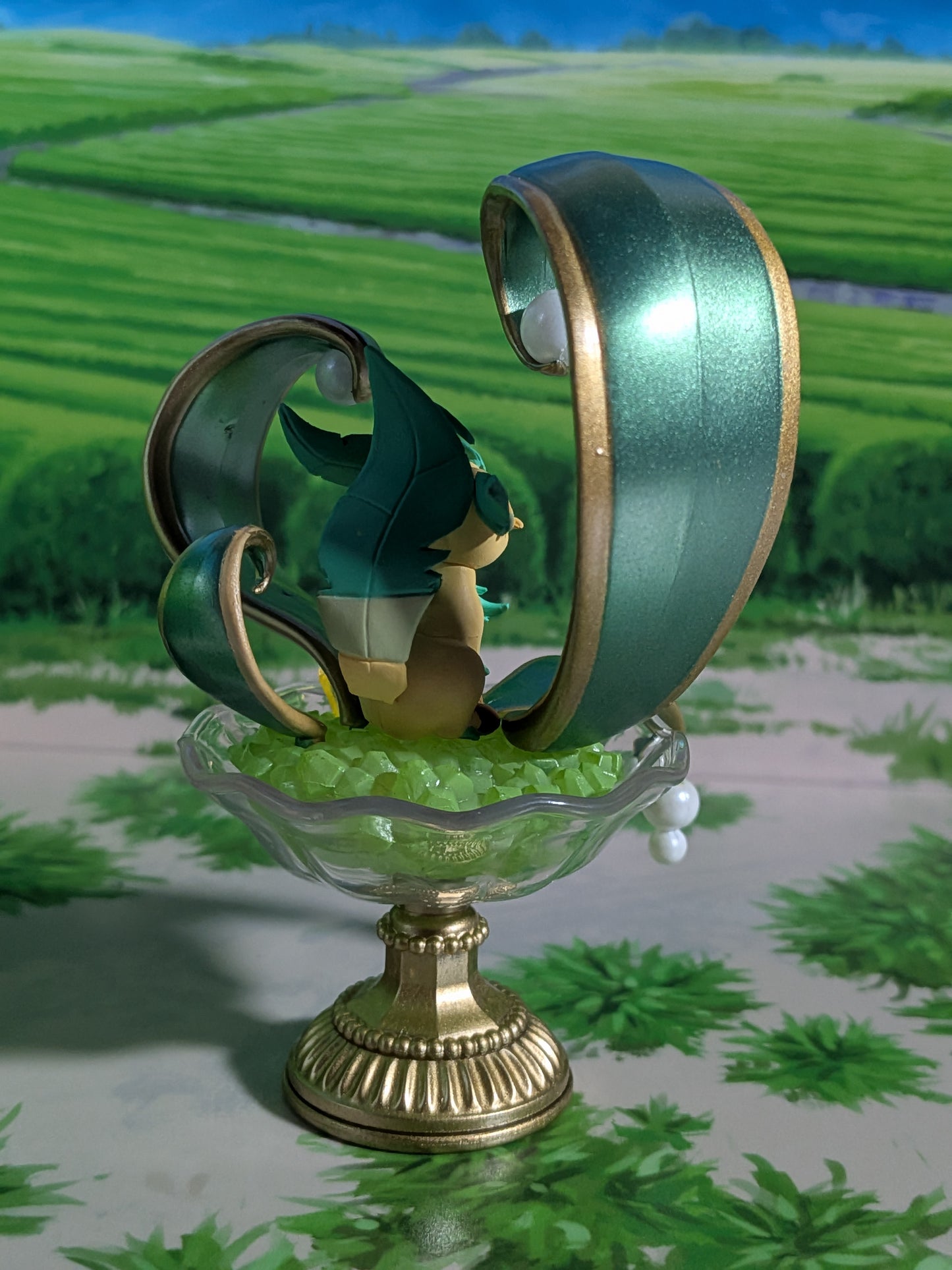Re-Ment Pokémon - Phyllali / Leafeon - Gemstone Shining Miracle