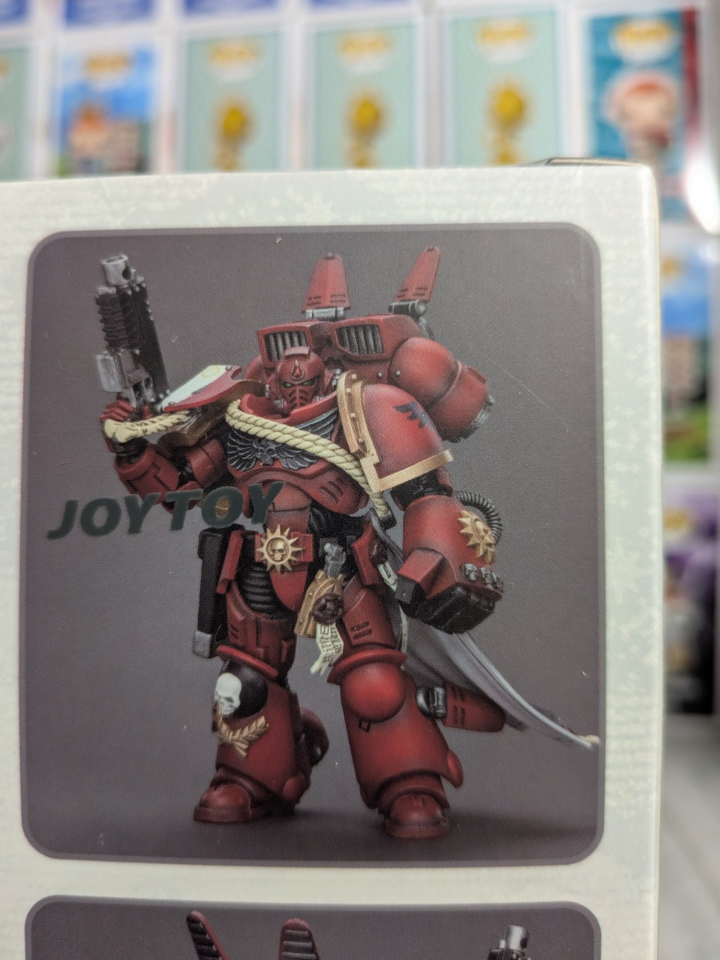 JoyToy Warhammer 40k - Blood Angels Captain mit Sprungmodul (12,2cm)