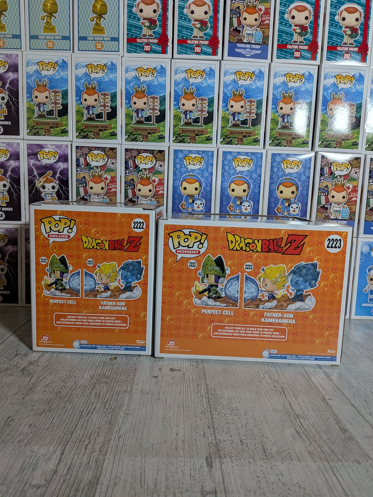 Funko pop Dragon Ball Z - Perfect Cell vs Father-Son Kamehameha