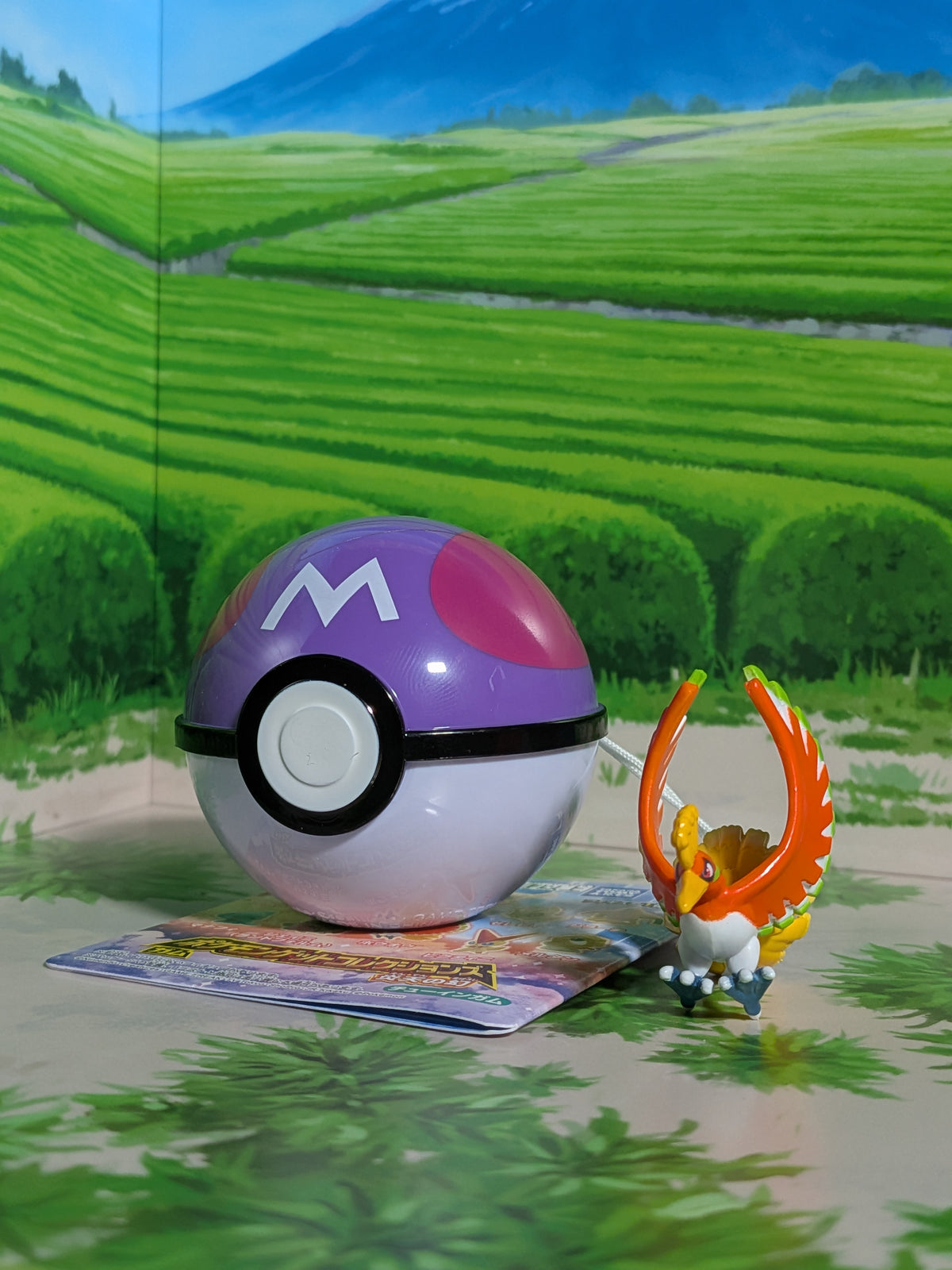 Shokugan: Pokémon Get & Gum - Blazing Sky Illusion - Ho-Oh & Master Ball (Environ 3 cm)