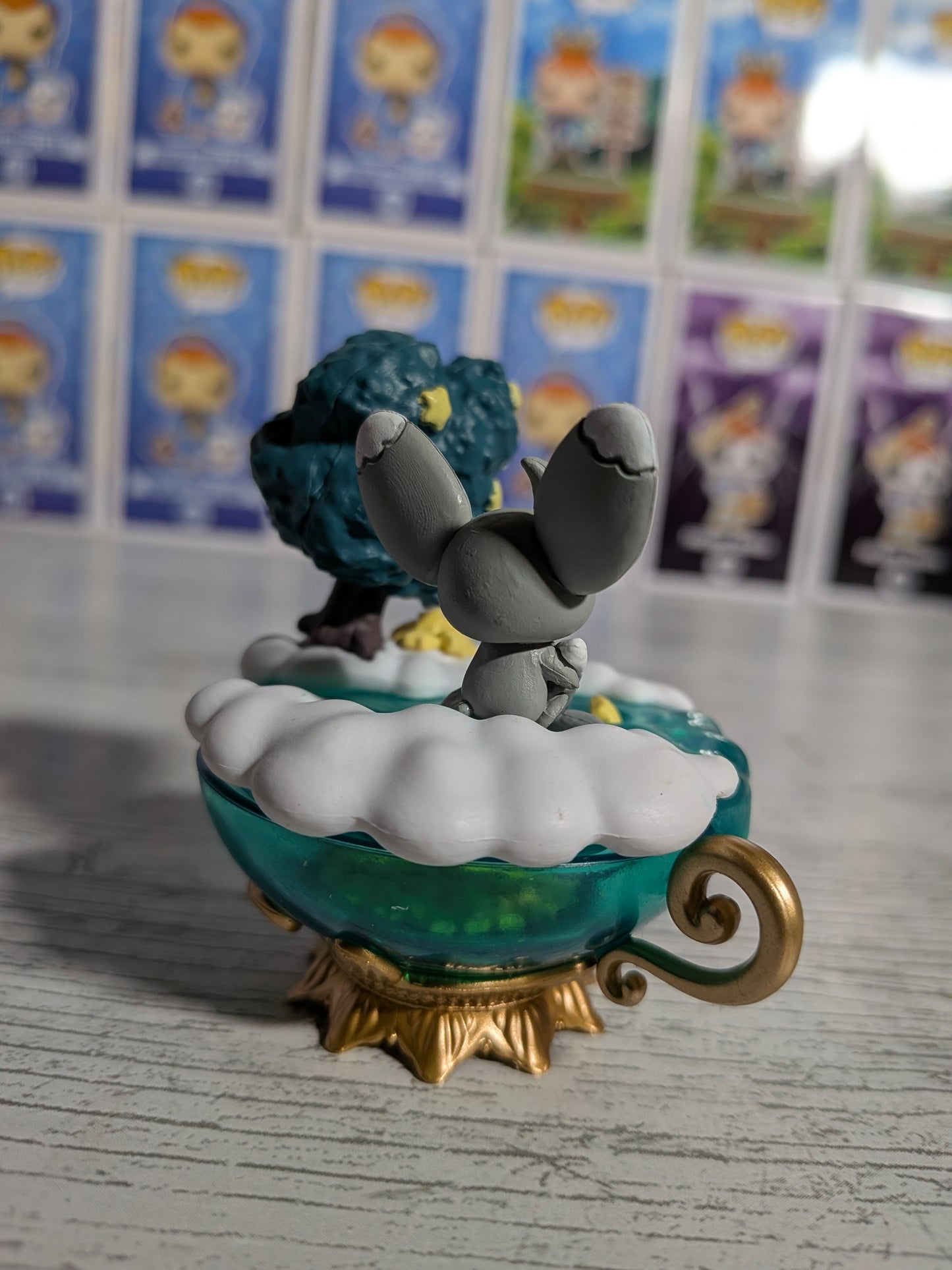 Re-Ment Pokémon - Chinchidou / Minccino - Starrium Dreaming Moonlit Night
