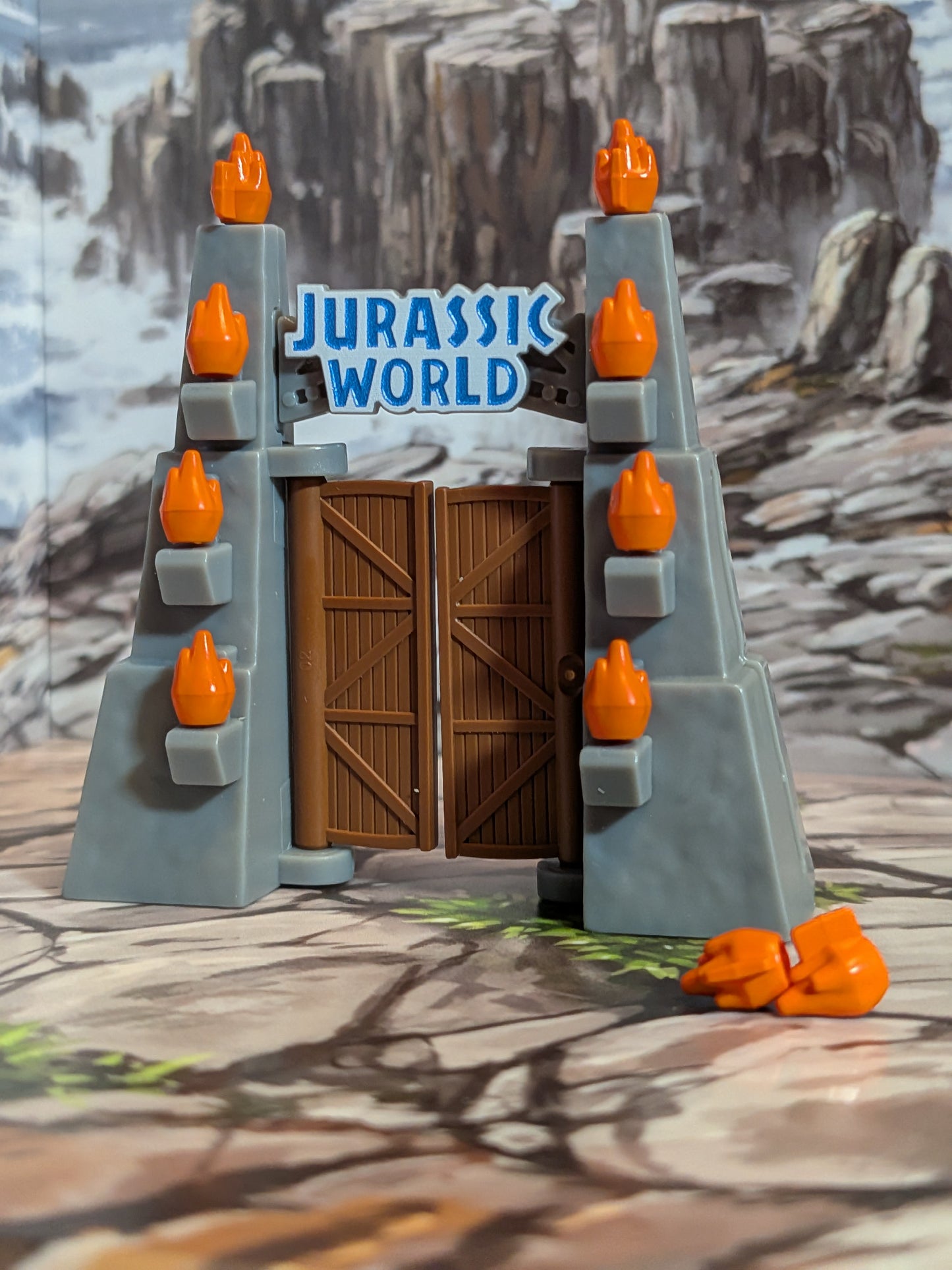 Blokees - Jurassic World Terraventure Ts02 - Jurassic World Gate (~9cm)