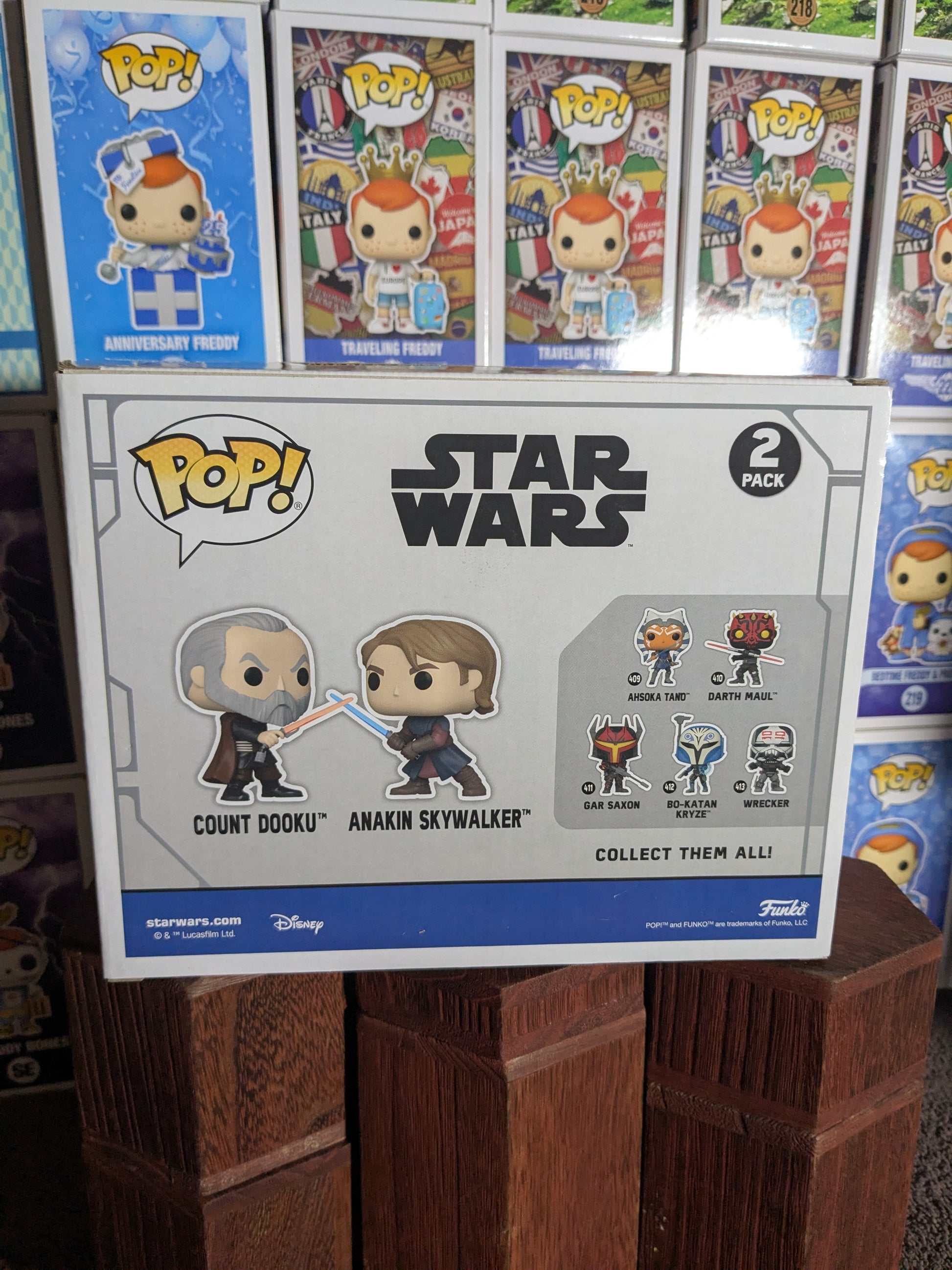 Funko pop : Count Dooku vs Anakin Skywalker (GameStop) - CapyToys