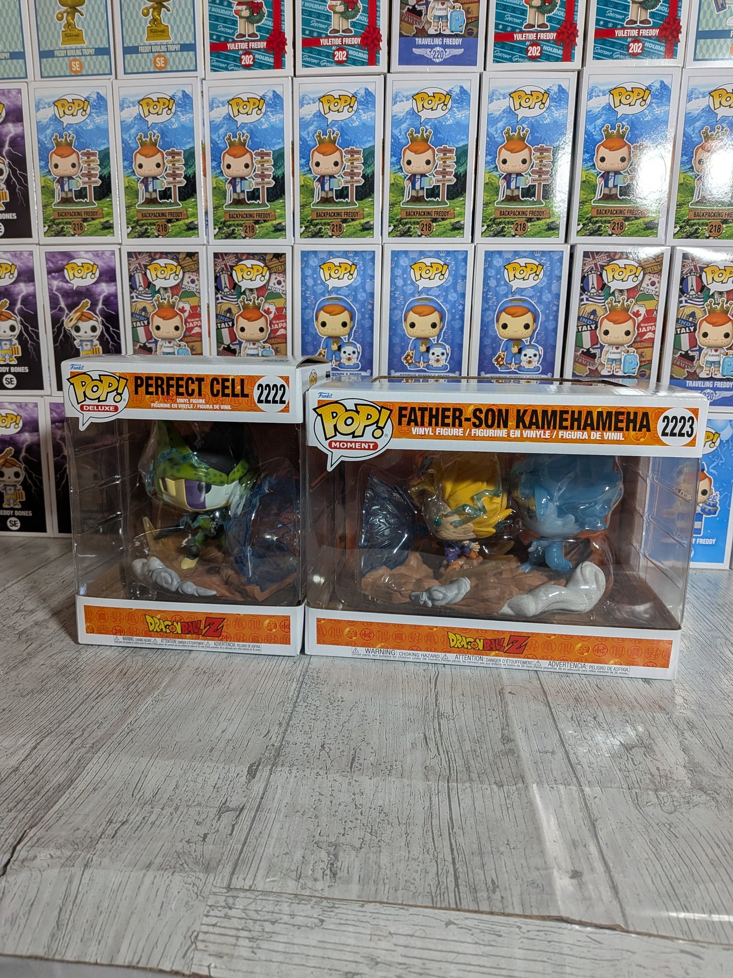 Funko pop Dragon Ball Z - Perfect Cell vs Father-Son Kamehameha