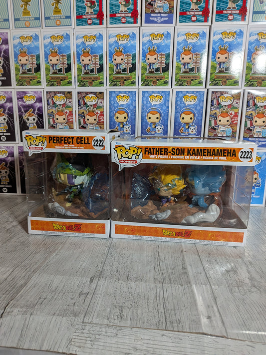 Funko pop Dragon Ball Z - Perfect Cell vs Father-Son Kamehameha
