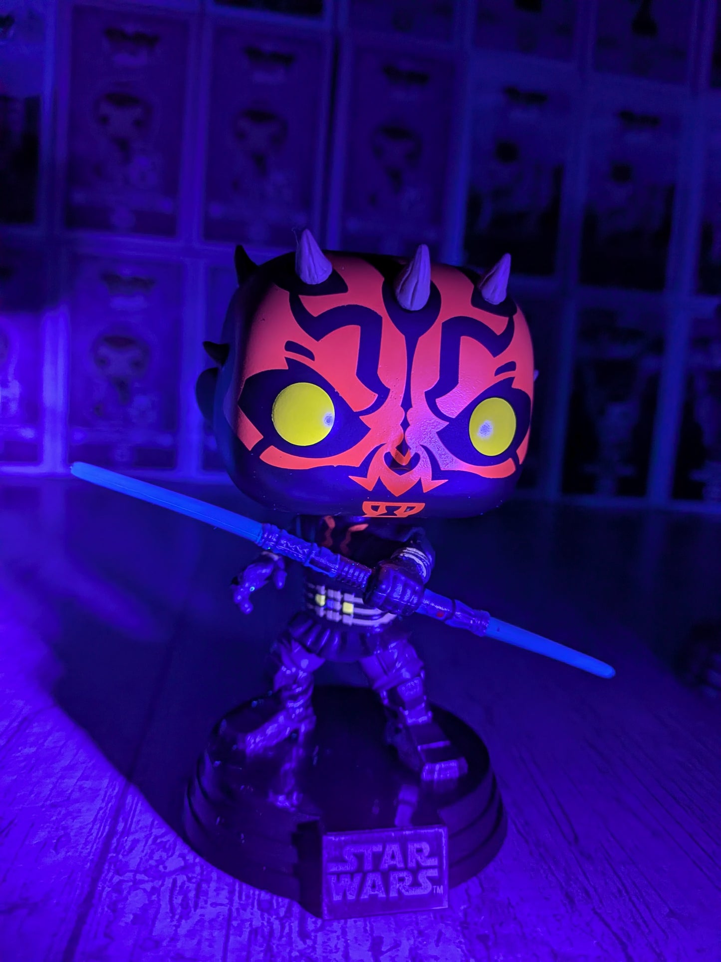Funko Pop Star Wars - Darth Maul &amp; Gar Saxon (Leuchtend/Beschädigte Verpackung/Geöffnet)