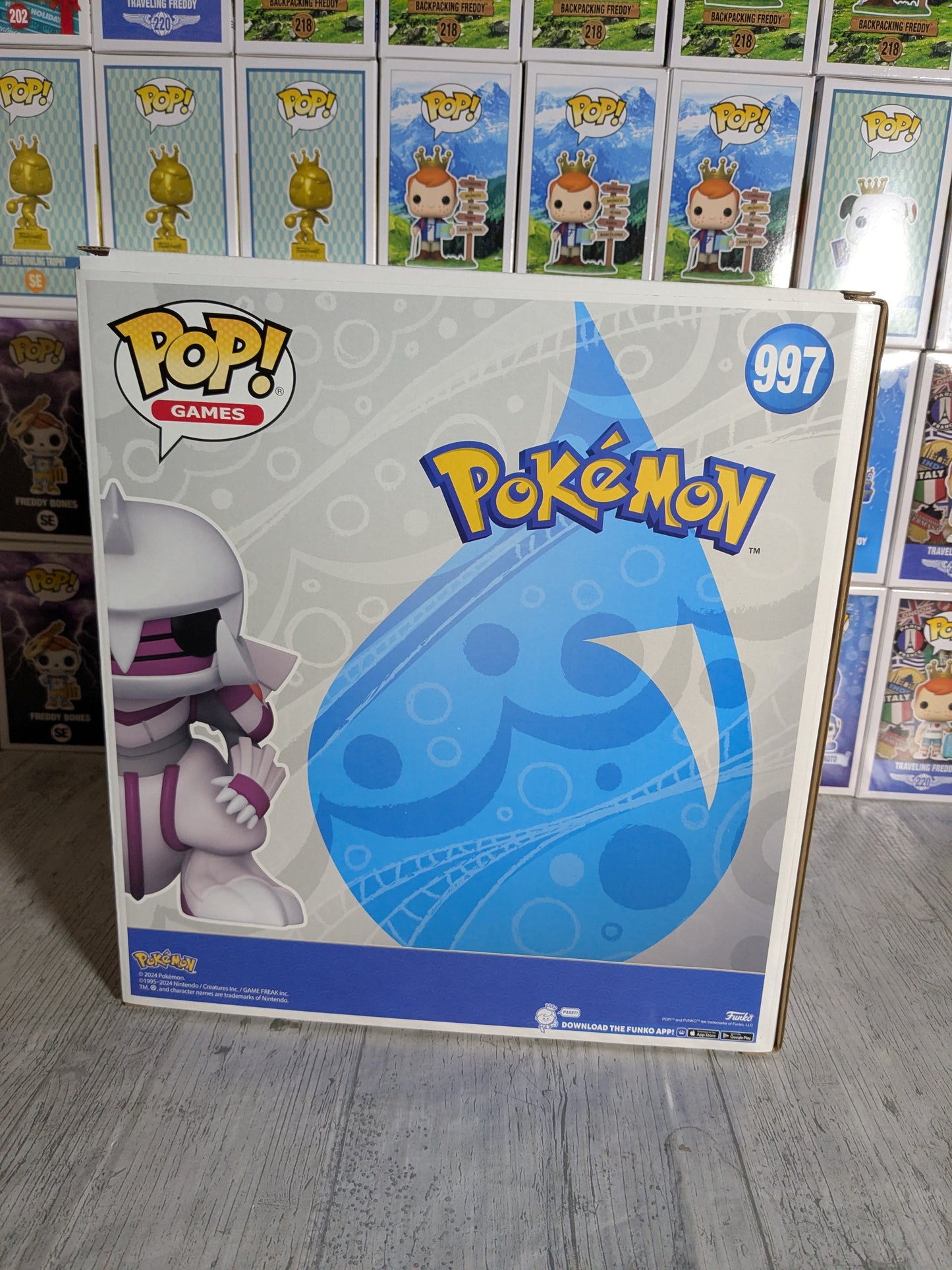 Funko pop Games Pokemon 997 - Palkia (FL2024/Damaged Plastic / Opened)