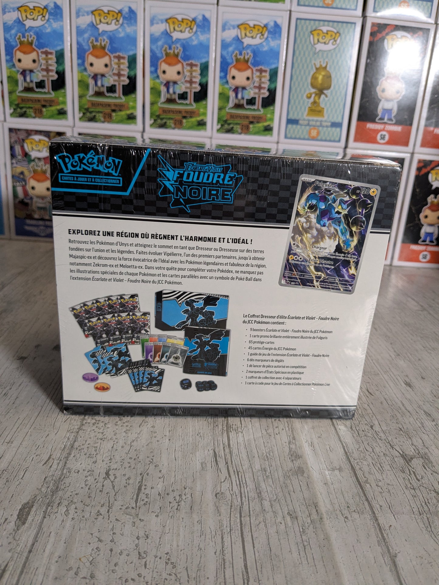 Pokémon - ETB Foudre Noire ZEKROM EV10.5 (FR) | 9 Boosters