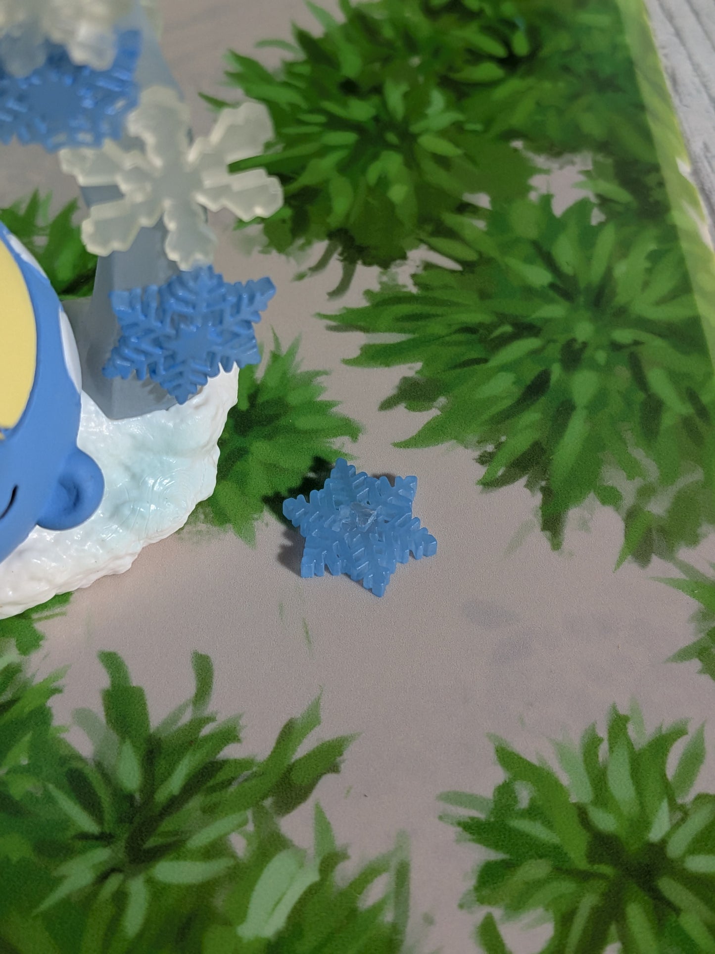 Re-Ment Pokémon - Pikachu & Obalie / Spheal - Circular Diorama (Lire description)
