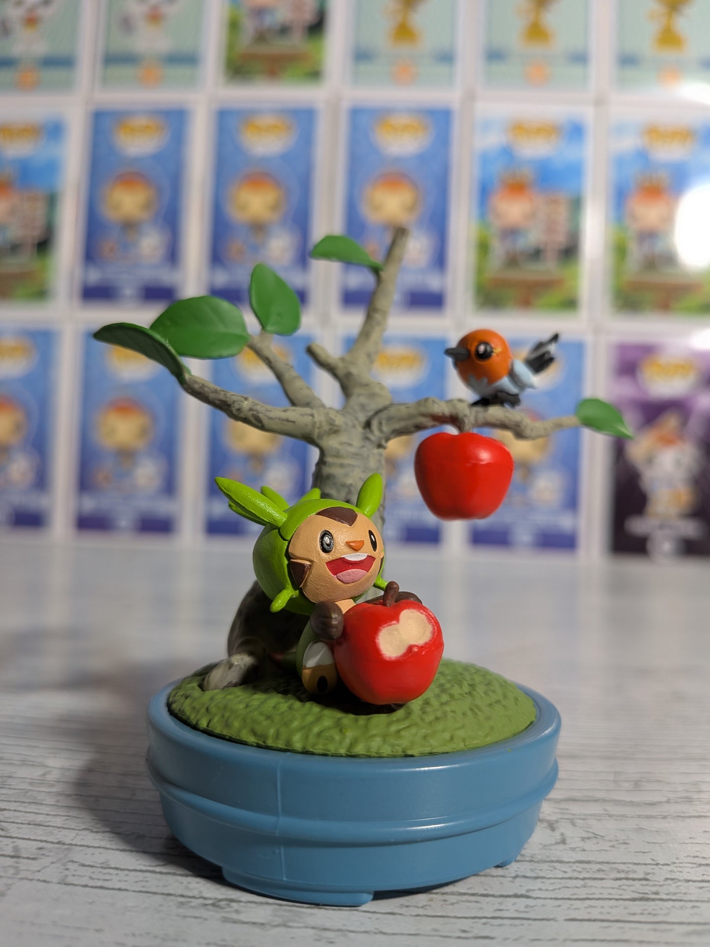 Re-Ment Pokémon - Marisson / Chespin & Passerouge / Fletchling - Pocket Bonsai 2