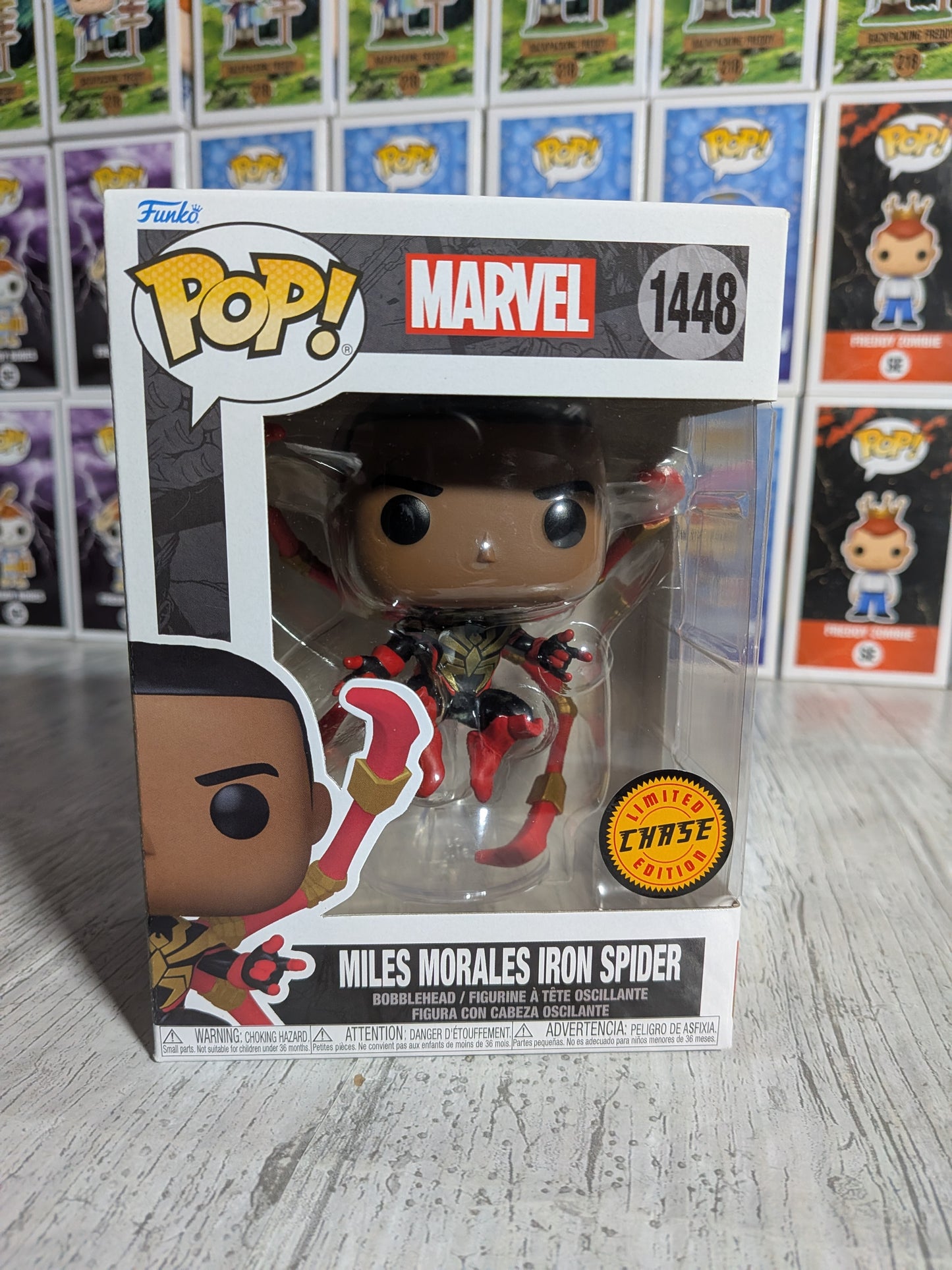 Funko Pop Marvel Comics #1448 - Miles Morales Iron Spider (Chase)