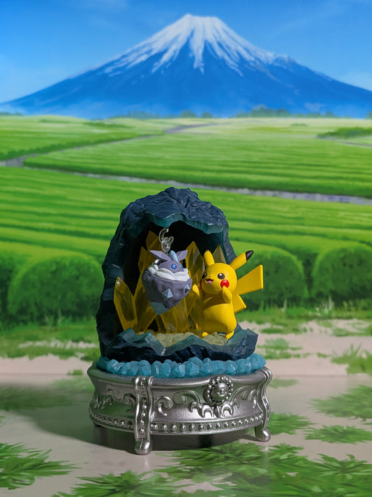 Re-Ment Pokémon - Pikachu & Strassie / Carbink - Gemstone Shining Miracle