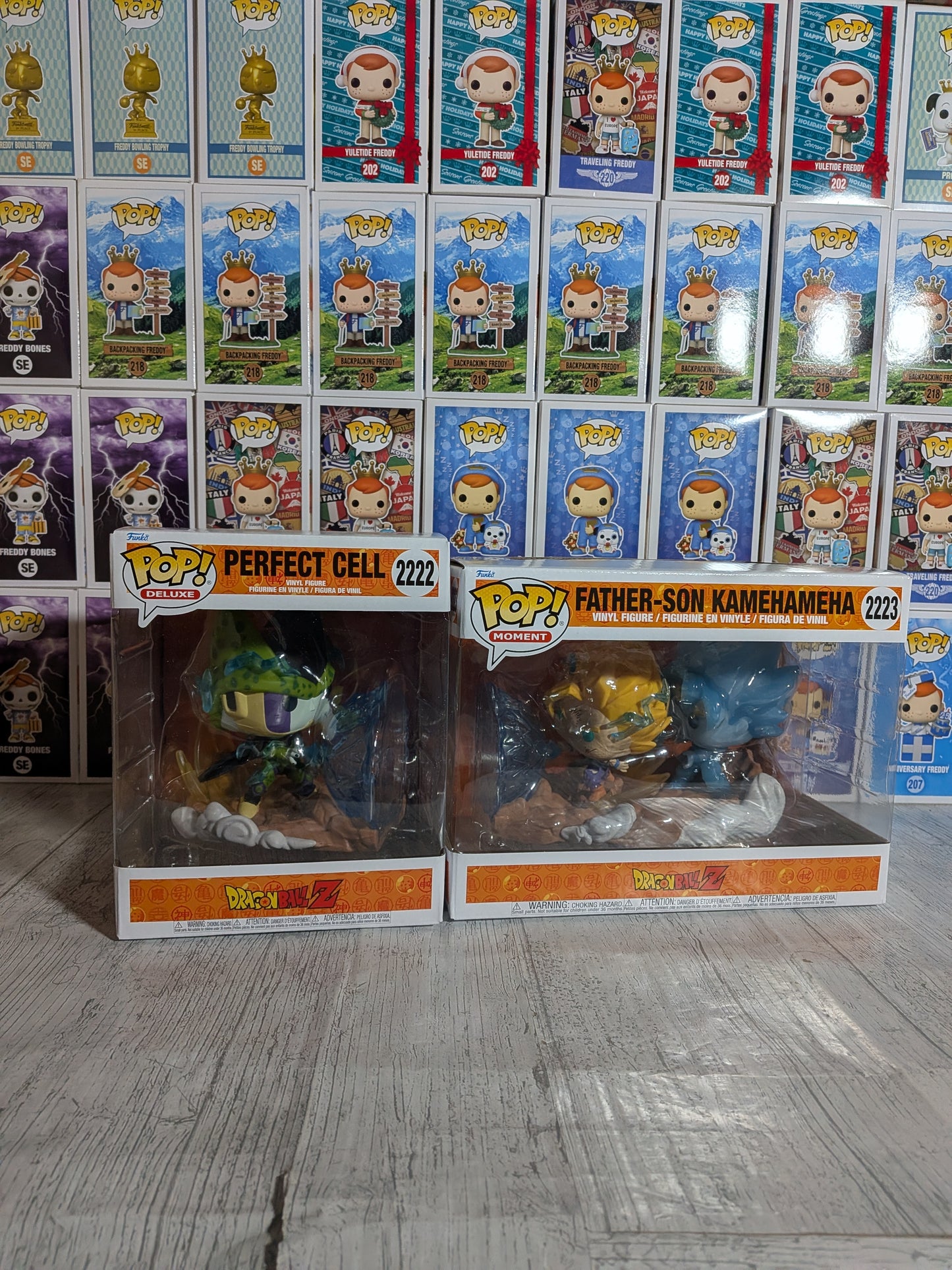 Funko pop Dragon Ball Z - Perfect Cell vs Father-Son Kamehameha