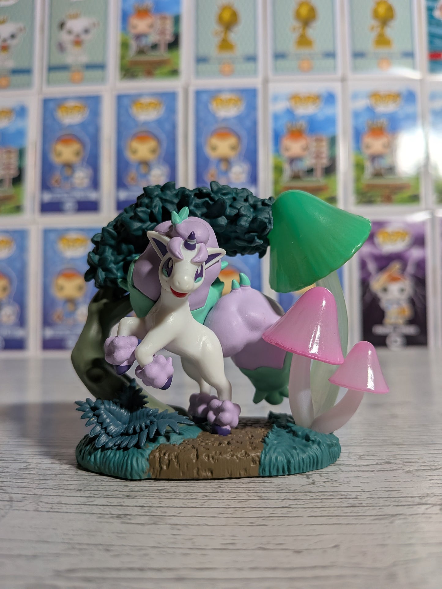 Re-Ment Pokémon - Ponyta de Galar - Circular Diorama