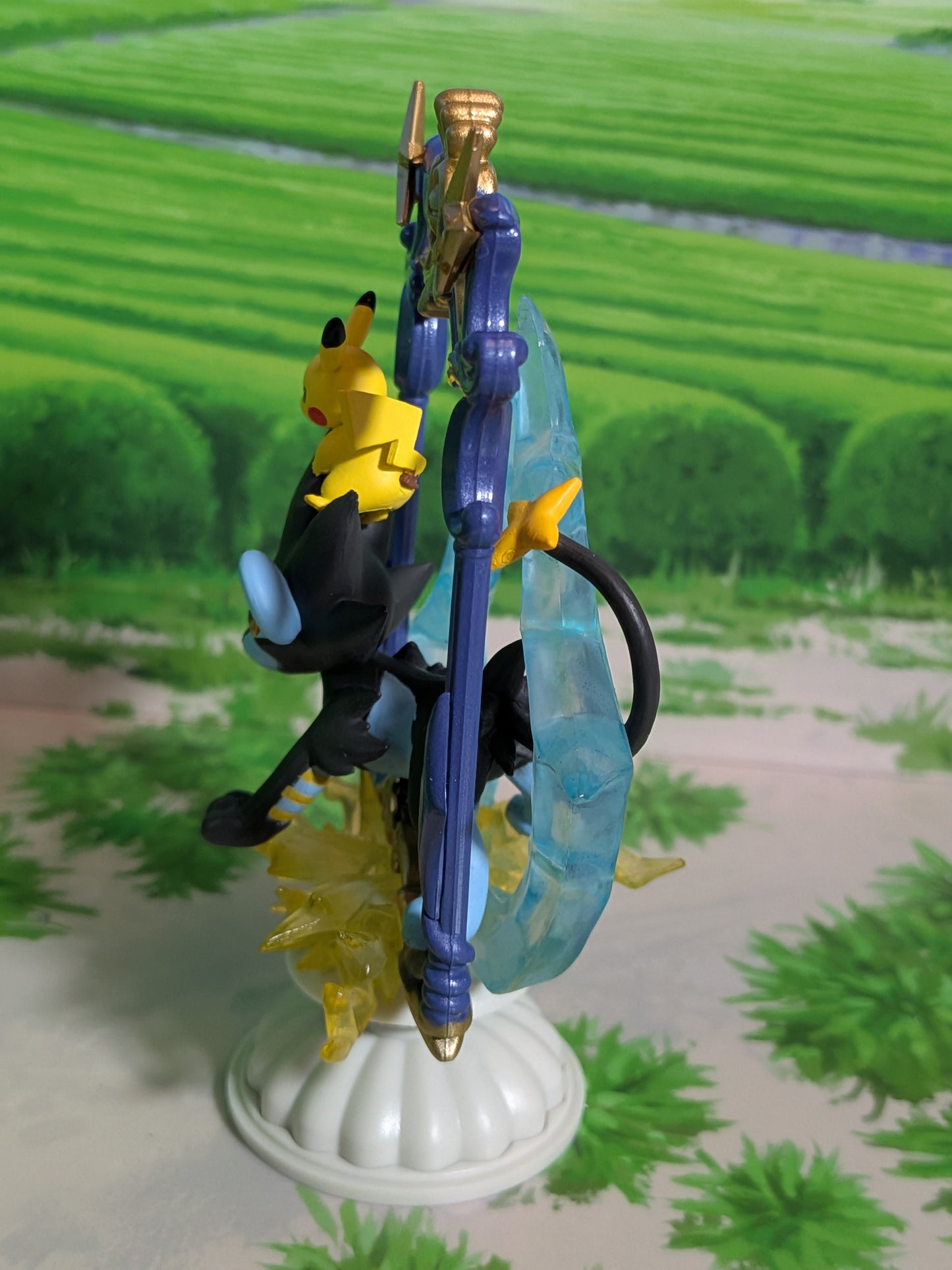 Re-Ment Pokémon - Pikachu & Luxray | Rentorar - Decorative Frame Collection 2