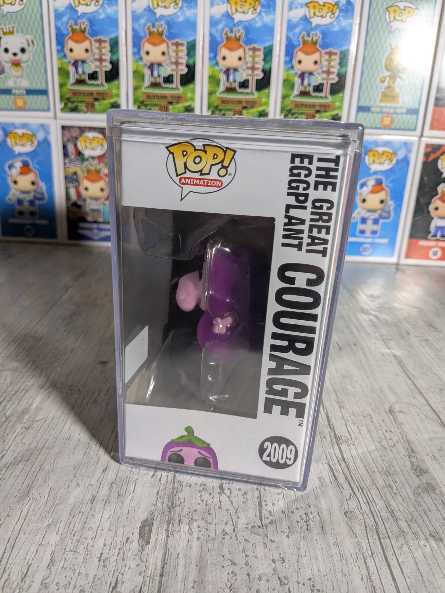 Funko pop Courage The Cowardly Dog #2009 - The Great Eggplant Courage (5000PCS)