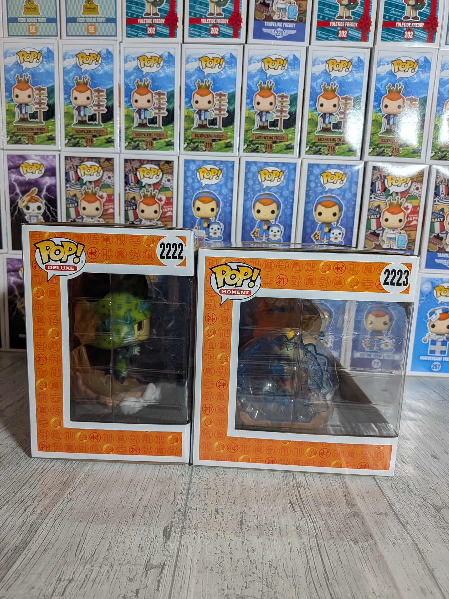 Funko pop Dragon Ball Z - Perfect Cell vs Father-Son Kamehameha
