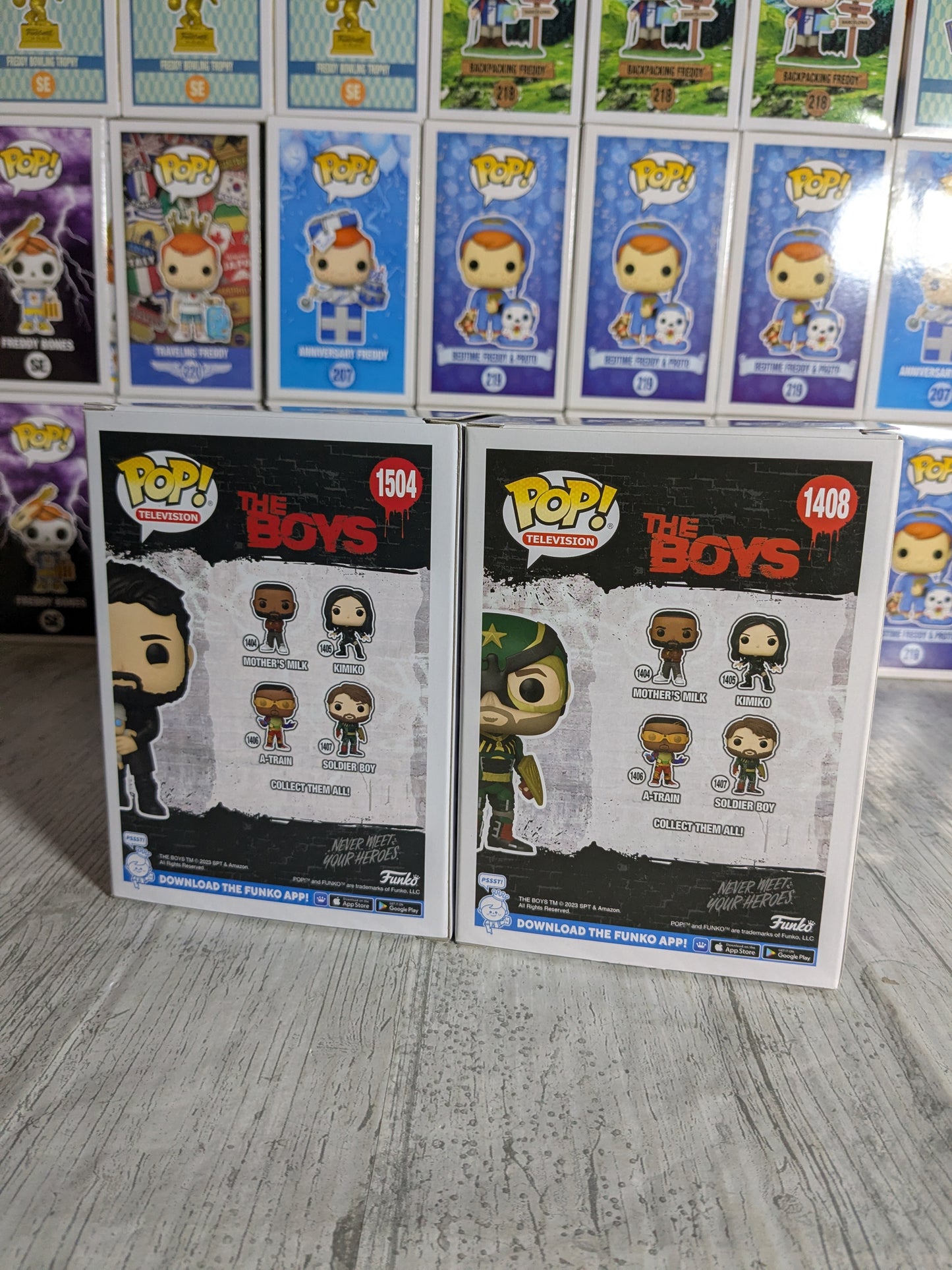 Funko pop The Boys - Billy Butcher & Soldier Boy (Glow/Bundle)