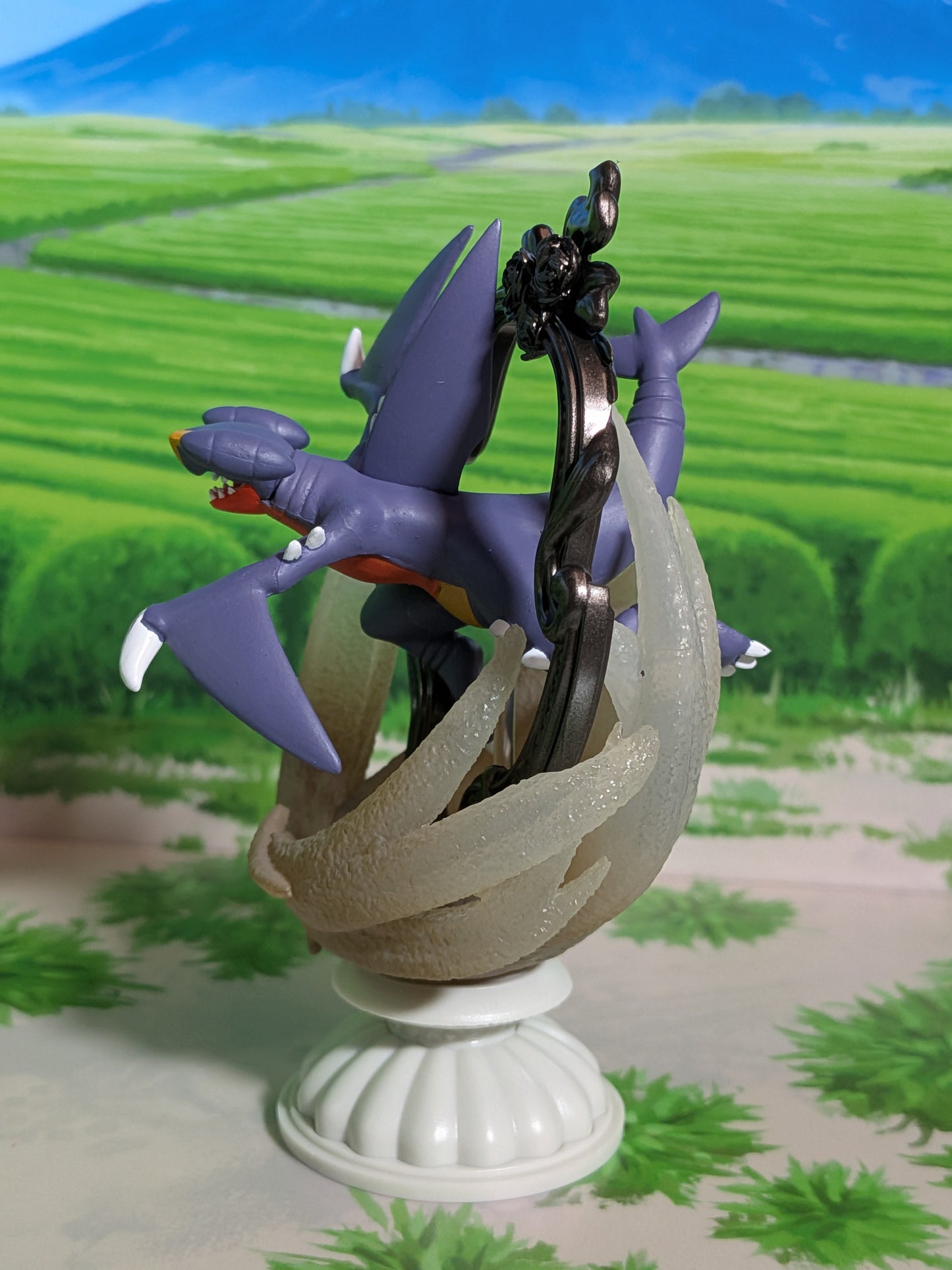Re-Ment Pokémon - Carchacrok | Garchomp - Decorative Frame Collection 2