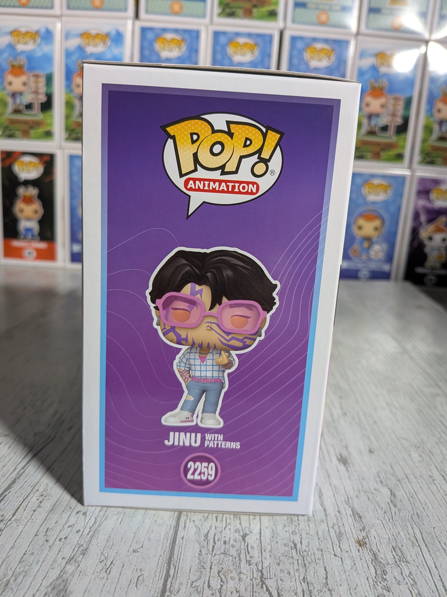 Funko Pop K-Pop Demon Hunters #2259 - Jinu mit Mustern (Chase)