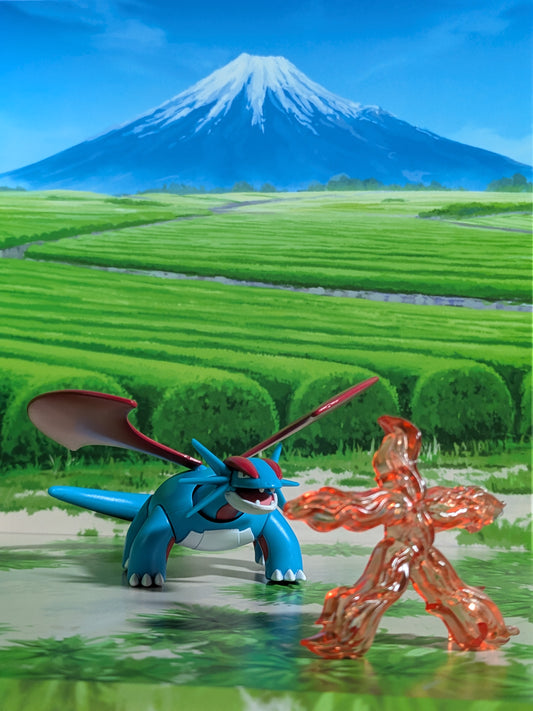 SHODO Pokémon 5 - Drattak | Salamence (Action Figure + Accessorio)