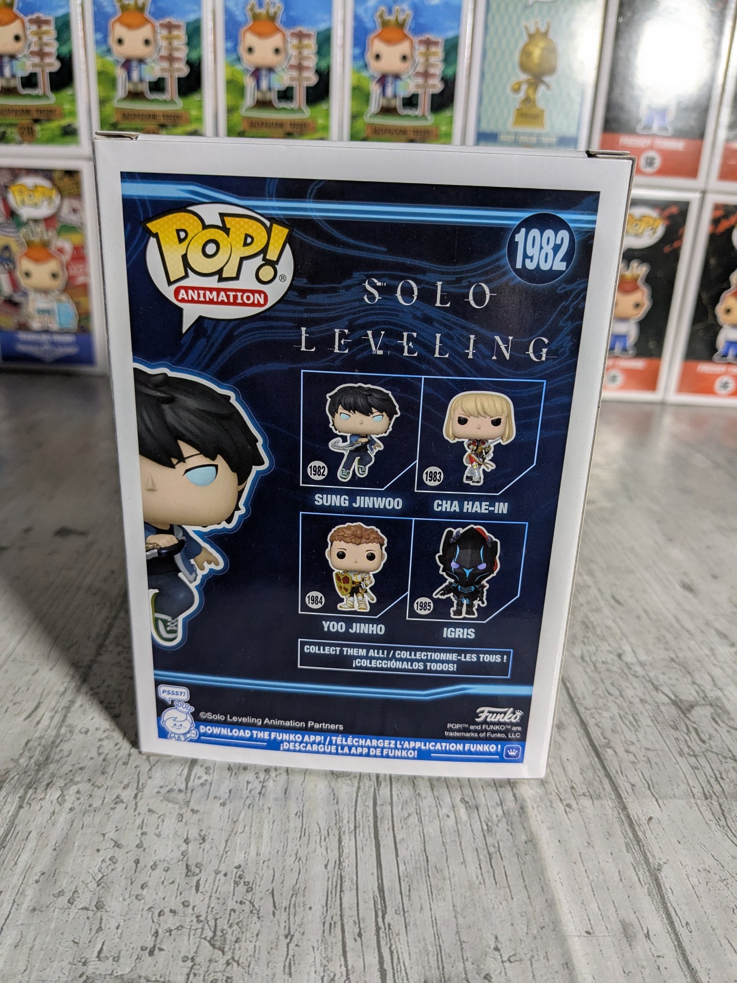 Funko pop Solo Leveling #1982 - Sung Jinwoo (Chase)