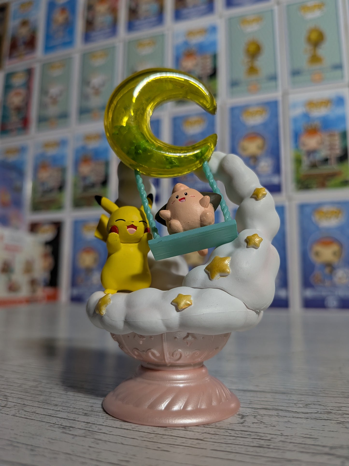 Re-Ment Pokémon - Pikachu & Mélo / Cleffa - Starrium Dreaming Moonlit Night